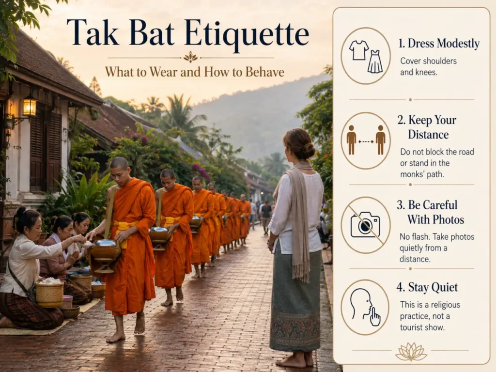 A Guide to Etiquette for Observing Tak Bat