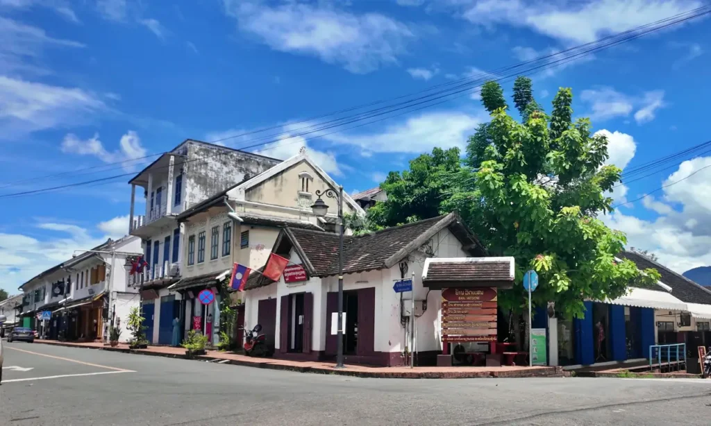 ルアンパバーン旧市街の風景