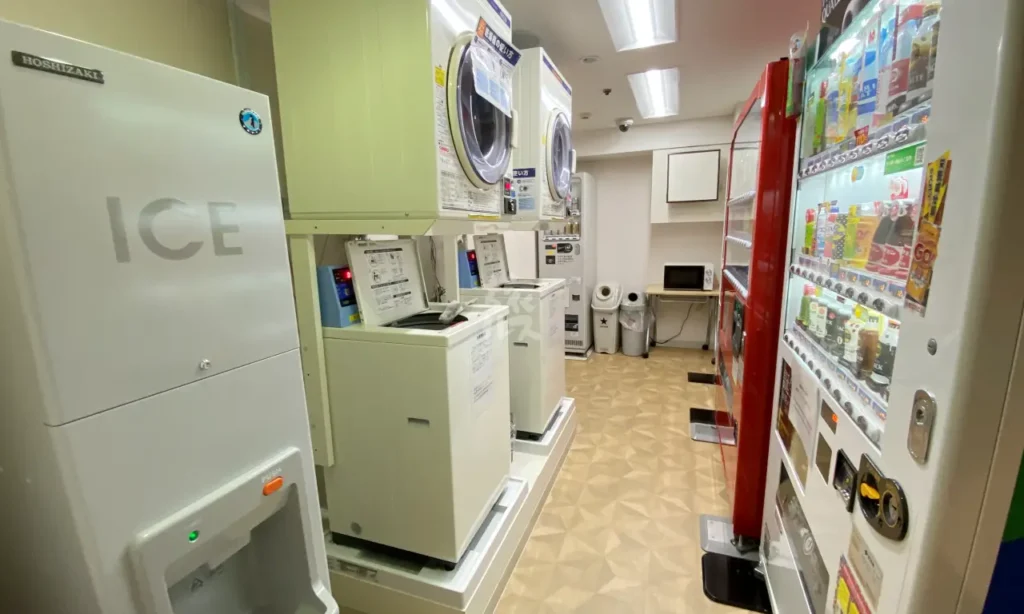 Laundry Area on the 5th Floor of the Shibuya Tokyu REI Hotel