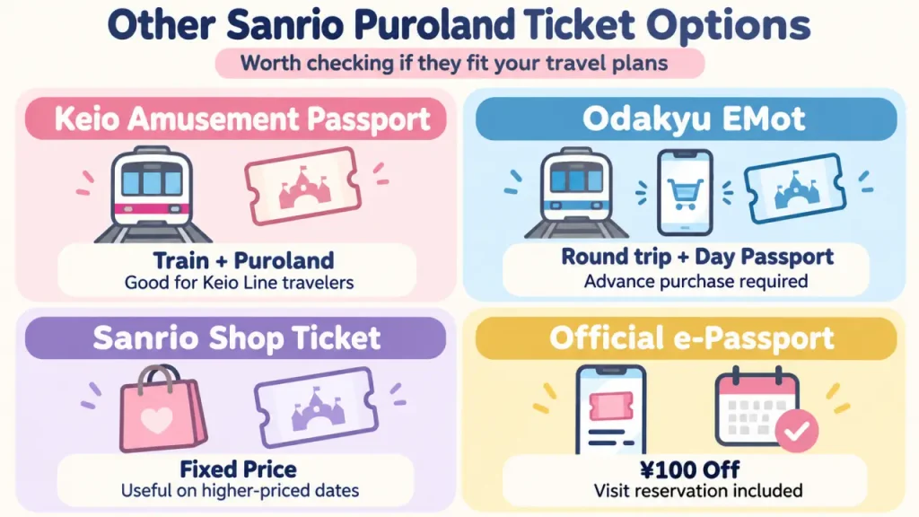 Other Ways to Buy Tickets for Sanrio Puroland