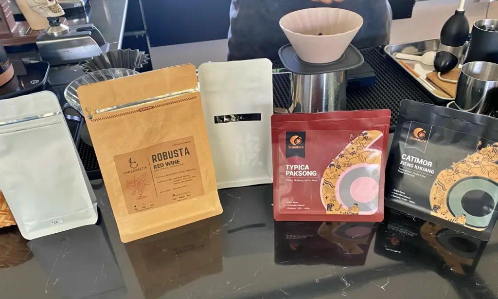 abile.で扱っていたコービー豆のパッケージ